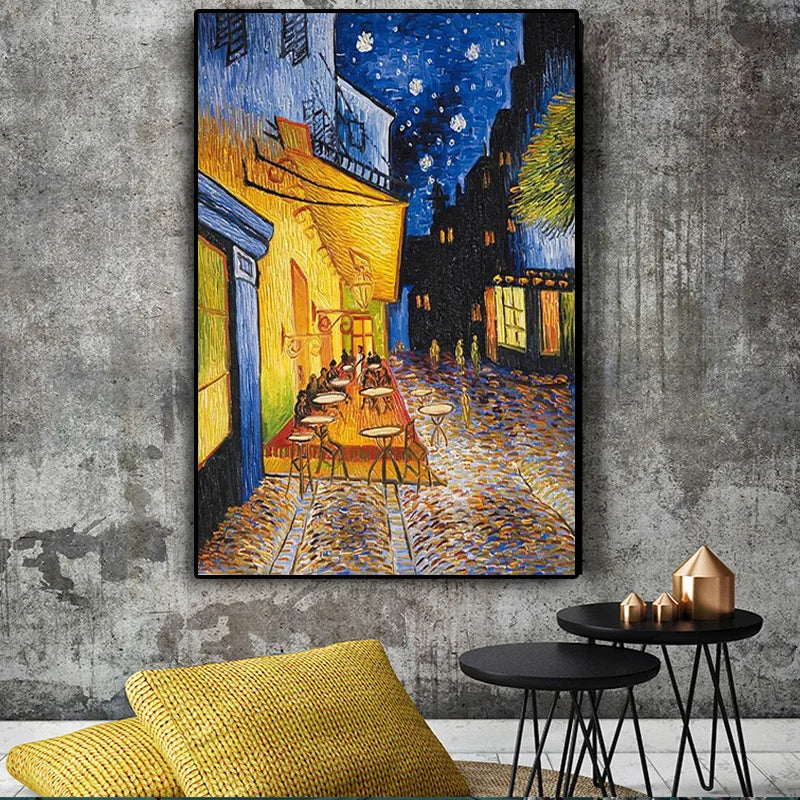 CowLost | famous-van-gogh-cafe-terrace-at-night-oil-painting-reproductions-on-canvas |2