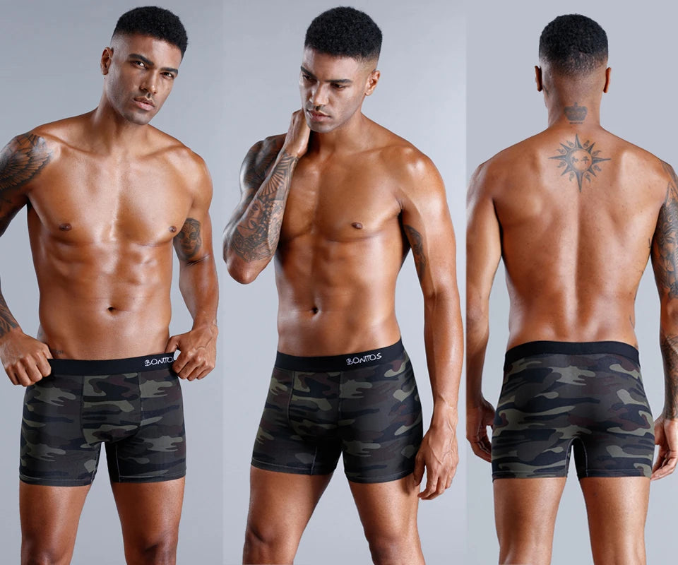 CowLost | activewear-pants-mens-camouflage-cotton-boxer-shorts-underwear |8