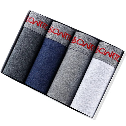 CowLost | 4-piece-mens-panties-cotton-boxers-for-man-underwear |12