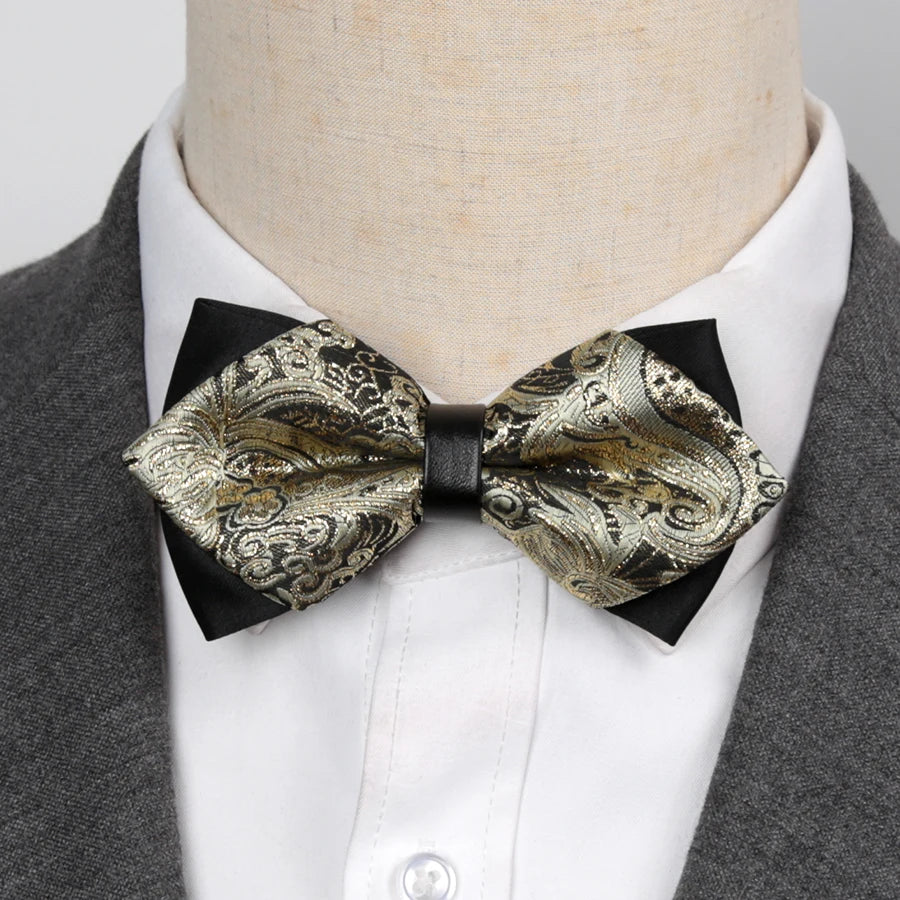 CowLost | mens-bowtie-quality-sale-necktie-fashion-formal-luxury-wedding-butterfly-cravat-ties |2