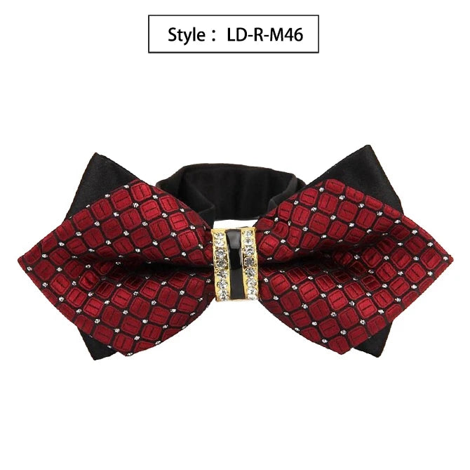 CowLost | bowtie-groom-mens-colourful-plaid-cravat |51