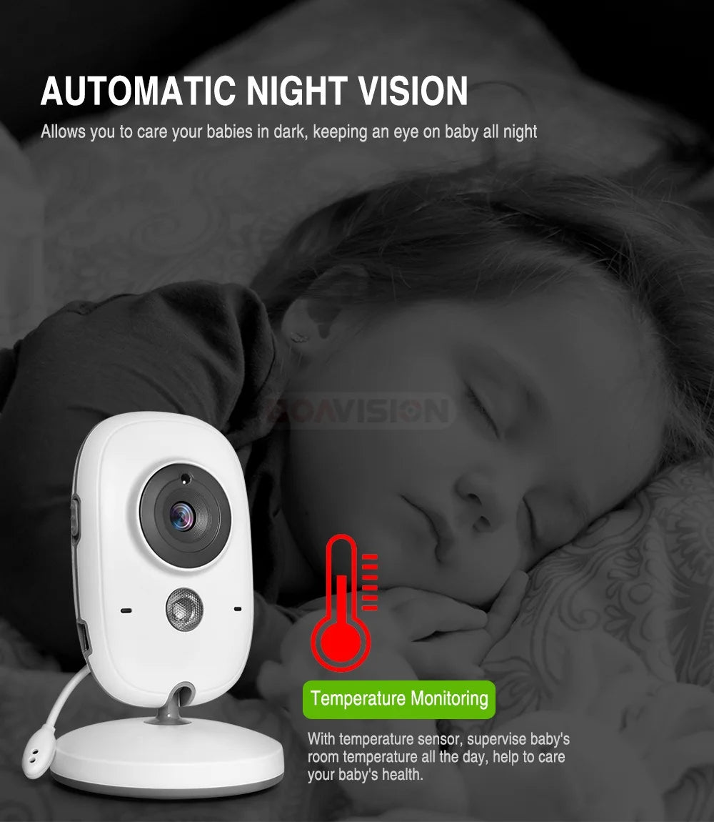 CowLost | baby-monitor-vb602-ir-night-vision-temperature-monitor-lullabies-intercom-vox-mode-video-baby-camera-walkie-talkie-babysitter |14