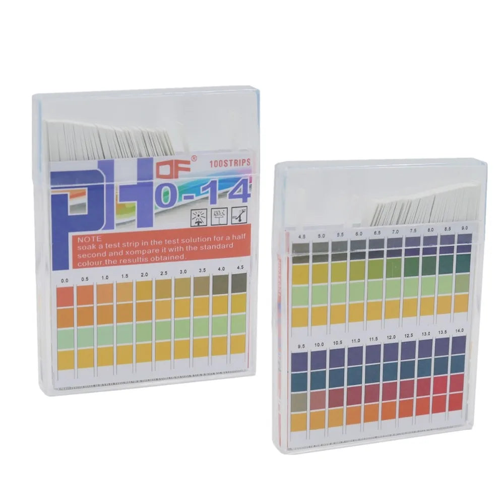 PH 0-14 Test Paper Litmus Strips 80 PCS for Saliva, Urine, Water, Soil Testing