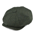 CowLost | botvela-wool-tweed-newsboy-cap-herringbone |14