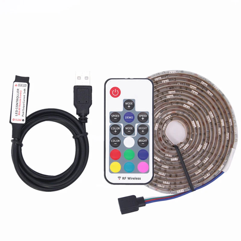 CowLost | usb-led-strip-lamp-2835smd-dc5v-flexible-led-light-tape-ribbon |2