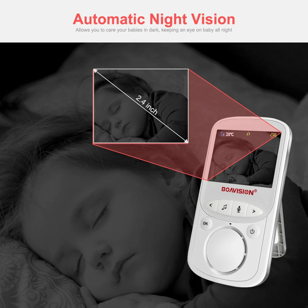 CowLost | wireless-lcd-audio-video-baby-monitor-vb605-radio-nanny-music-intercom-ir-24h-portable-baby-camera-baby-walkie-talkie-babysitter |11