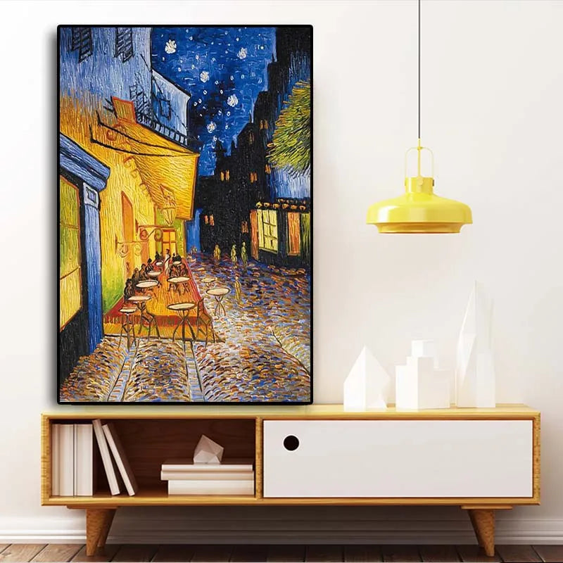 CowLost | famous-van-gogh-cafe-terrace-at-night-oil-painting-reproductions-on-canvas |3