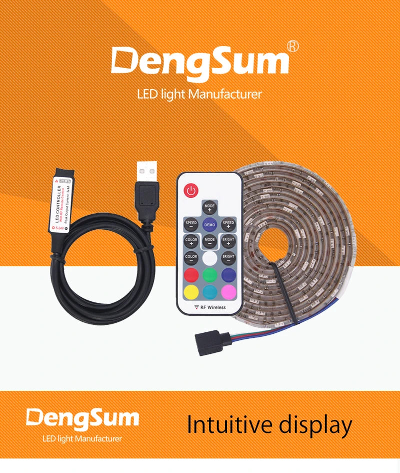 CowLost | usb-led-strip-lamp-2835smd-dc5v-flexible-led-light-tape-ribbon |7