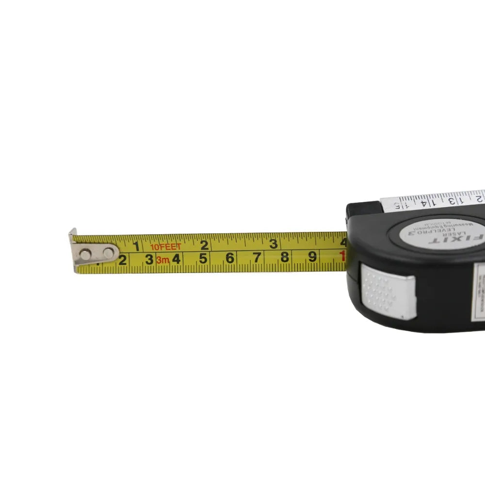 Multipurpose Vertical & Horizontal Laser Level Tape Measure Ruler Cross Line Aligner