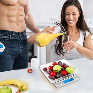 AMIR Mini Digital Kitchen Scale 500g/0.01g Stainless Steel LCD Display