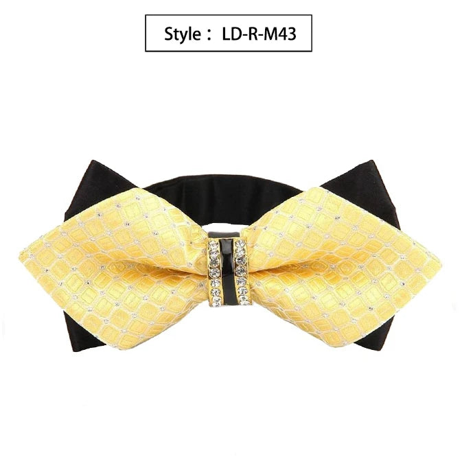 CowLost | bowtie-groom-mens-colourful-plaid-cravat |50
