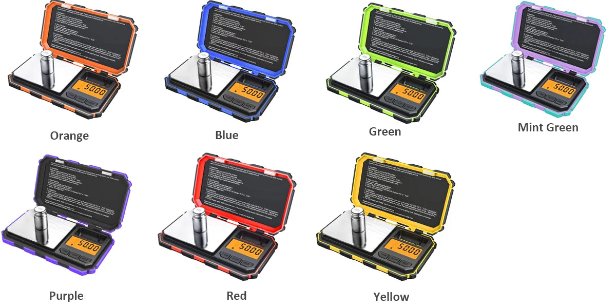Amir Digital Mini Pocket Scale 200g x 0.01g with 50g Calibration Weight for Food, Tablets, Jewelry