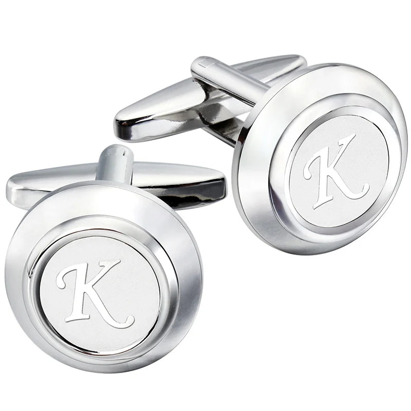 CowLost | clothing-accessories-hawson-classic-metal-mens-cufflinks-a-z-initials-set |26