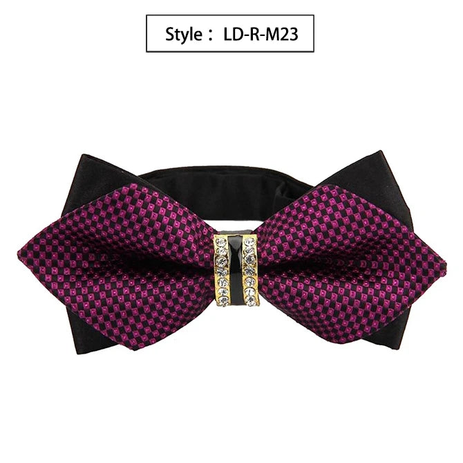 CowLost | bowtie-groom-mens-colourful-plaid-cravat |46