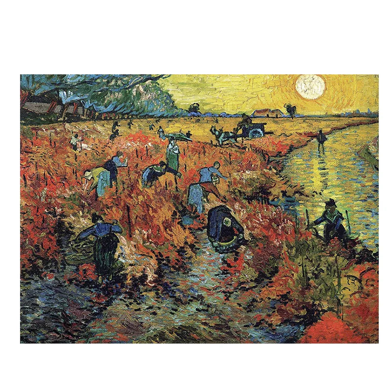 CowLost | harvest-at-la-crau-by-van-gogh-landscape-oil-painting-reproductions-on-canvas |24