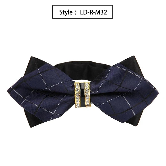 CowLost | bowtie-groom-mens-colourful-plaid-cravat |30