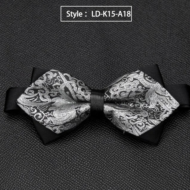 CowLost | mens-bowtie-quality-sale-necktie-fashion-formal-luxury-wedding-butterfly-cravat-ties |23