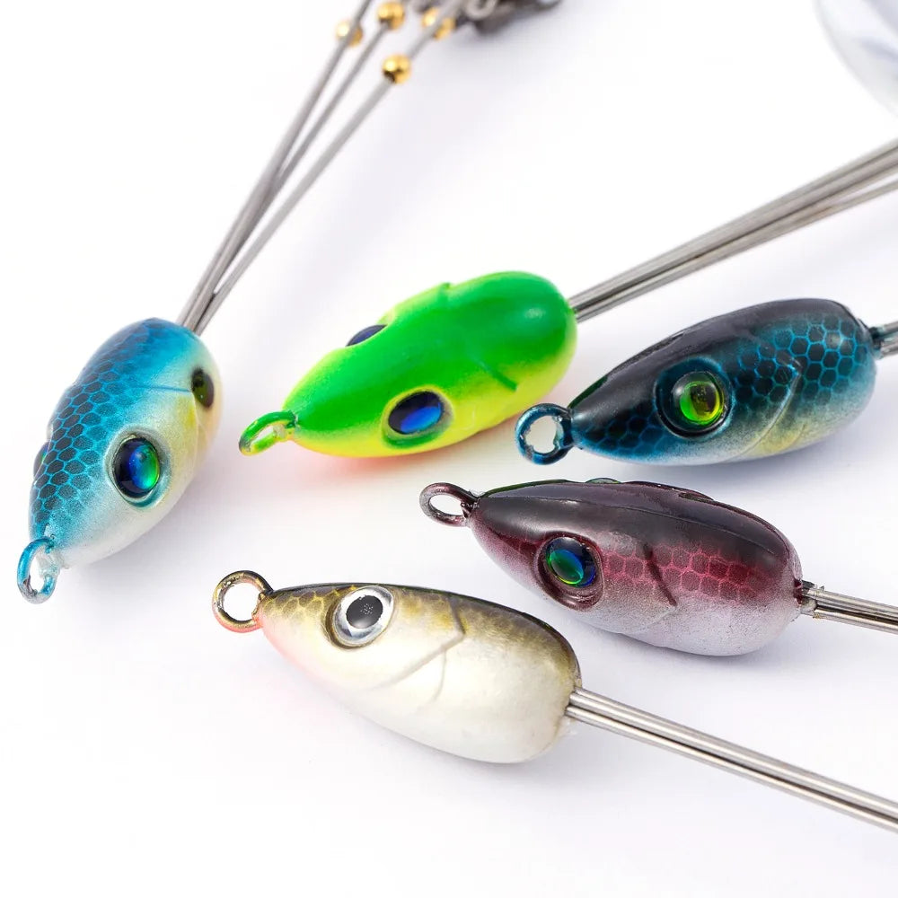 CowLost | sporting-goods-bassdash-5-arm-umbrella-fishing-lure-rig-alabama-rig-head-18g |15