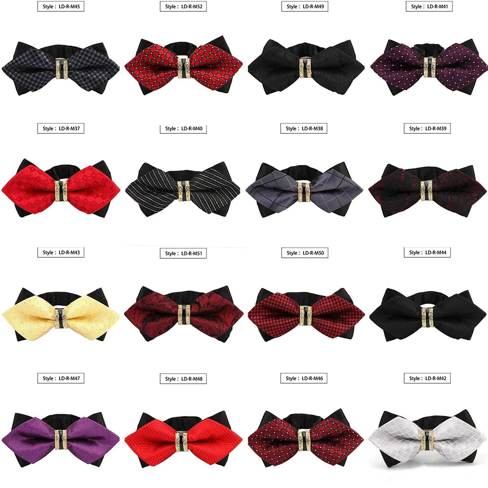 CowLost | bowtie-groom-mens-colourful-plaid-cravat |6