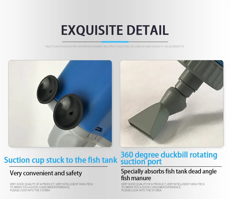 CowLost | sporting-goods-20-28w-electric-aquarium-water-change-pump-for-fish-tank-cleaning |25