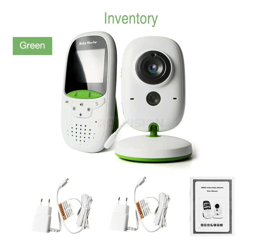 CowLost | baby-monitor-vb602-ir-night-vision-temperature-monitor-lullabies-intercom-vox-mode-video-baby-camera-walkie-talkie-babysitter |20