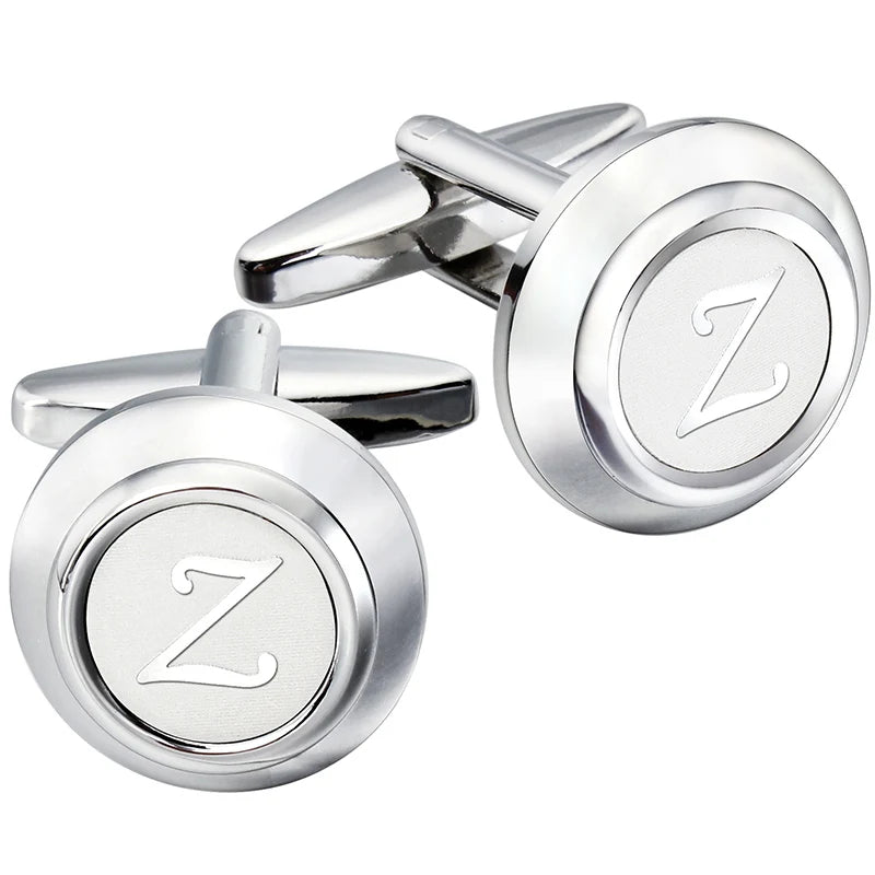 CowLost | clothing-accessories-hawson-classic-metal-mens-cufflinks-a-z-initials-set |17