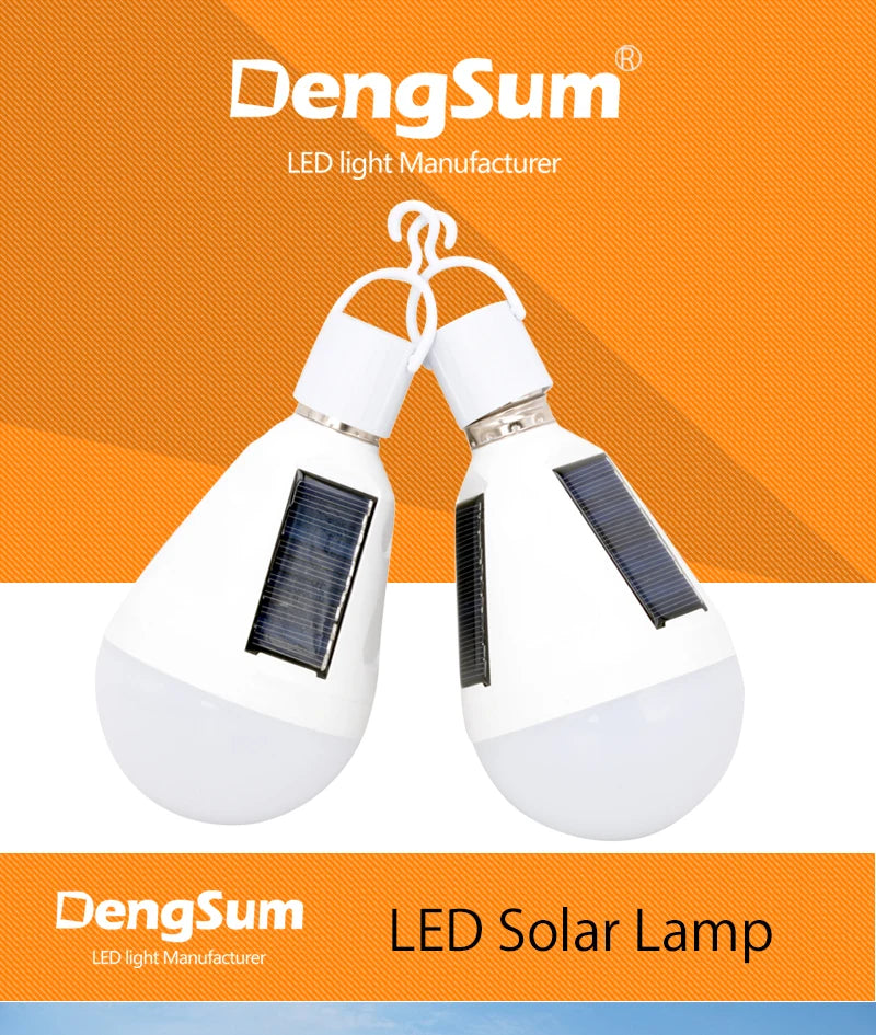 CowLost | rechargeable-led-bulb-e27-led-solar-lamp-7w-12w-85v-265v |7