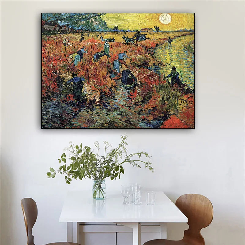 CowLost | harvest-at-la-crau-by-van-gogh-landscape-oil-painting-reproductions-on-canvas |23