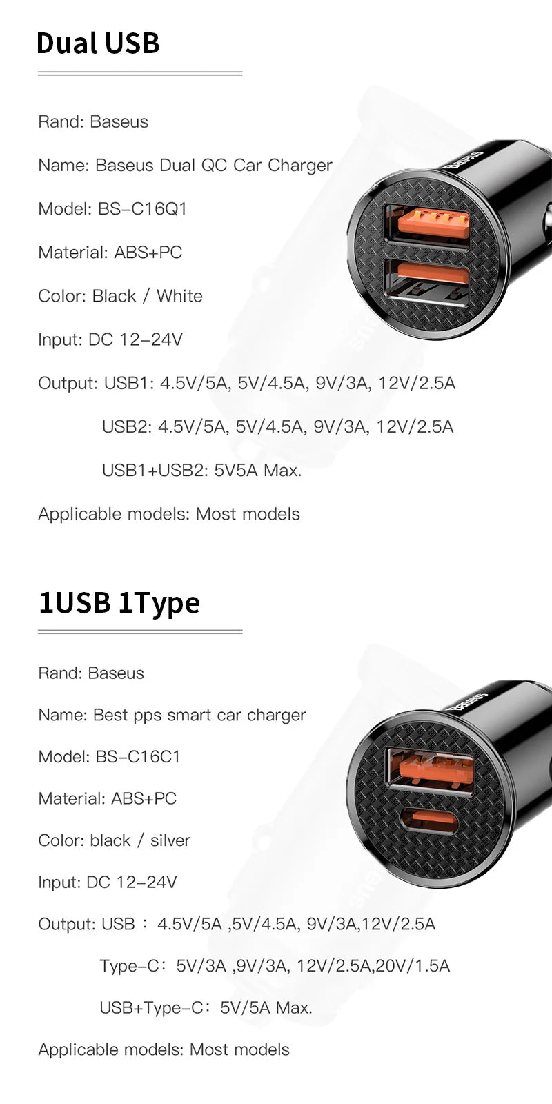 CowLost | baseus-30w-car-fast-charger-quick-charge-4-0 |11