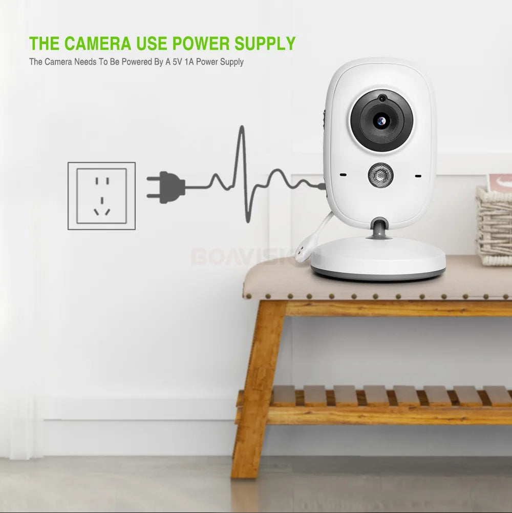 CowLost | baby-monitor-vb602-ir-night-vision-temperature-monitor-lullabies-intercom-vox-mode-video-baby-camera-walkie-talkie-babysitter |13