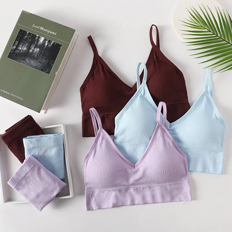 CowLost | product_id-seamless-women-s-low-back-wire-free-bra-and-panties-set-backless-lingerie-crop-top |6