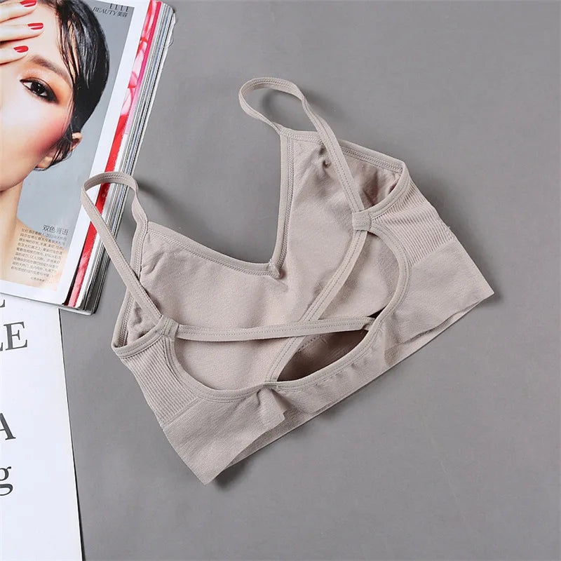 CowLost | product_id-seamless-u-back-tube-top-bra-with-removable-pads-for-women-fitness |22