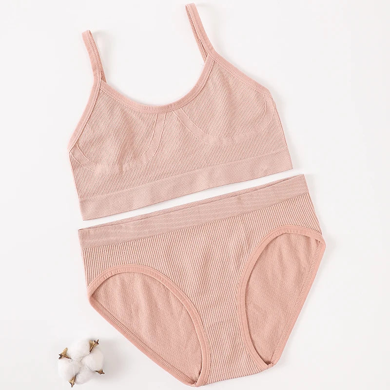 CowLost | product_id-seamless-women-s-push-up-bra-brief-set-with-u-back-crop-top-lingerie |22