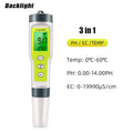 JUANJUAN 3-in-1 Digital PH/TDS/Temp Meter with ATC for Water Quality Testing