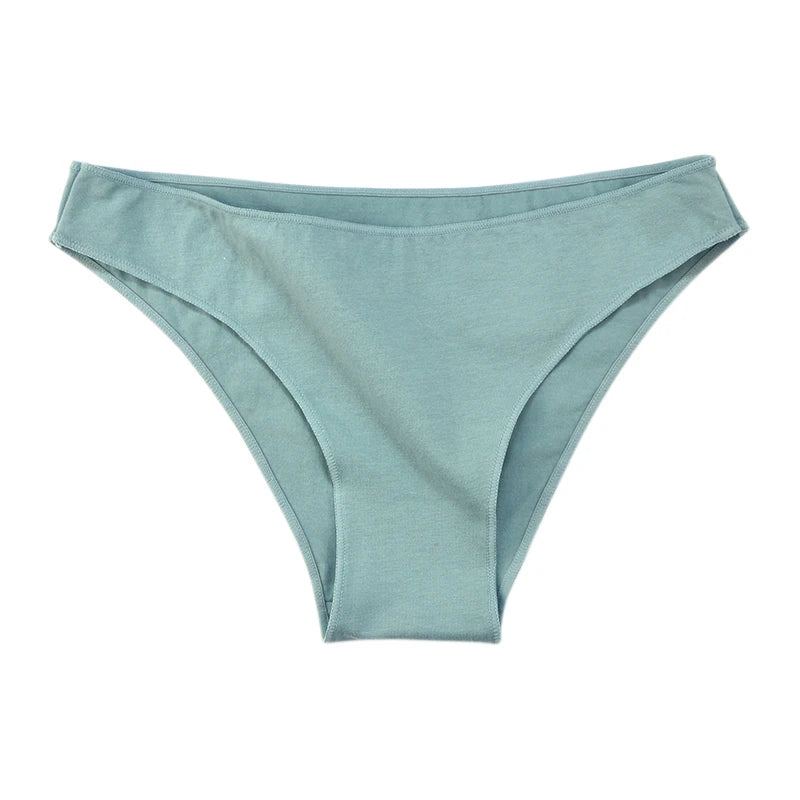 CowLost | product_id-3pcs-womens-soft-cotton-low-rise-high-cut-briefs-underwear |11