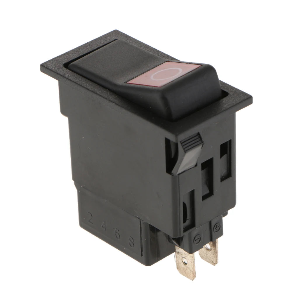 CowLost | red-light-12v-24v-car-auto-boat-round-rocker-on-off-spst-toggle-truck-switch |1