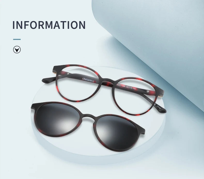CowLost | zenottic-magnetic-clip-on-sunglasses-polarized-sunglasses-myopia-glasses-frame-2-in-1 |14