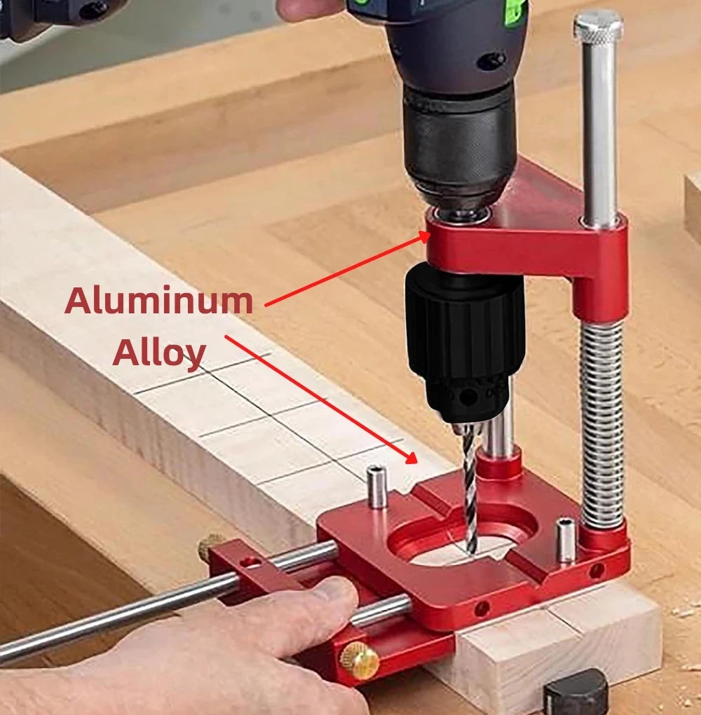 CowLost | product_id-aluminum-alloy-woodworking-drill-locator-guide-dowel-jig-labor-saving-plastic-steel-auto-line |4