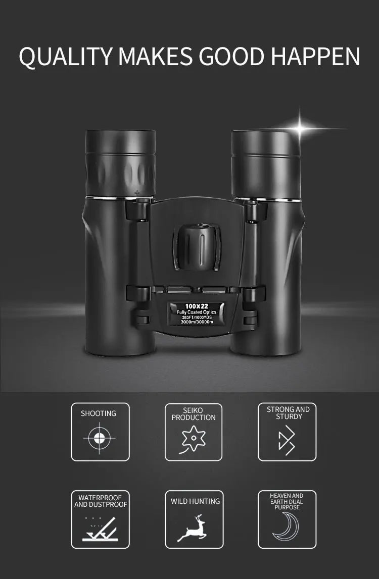 CowLost | product_id-100x22-hd-binoculars-3000m-long-range-folding-mini-telescope-bak4-fmc-optics-for-hunting-outdoor-camping |6