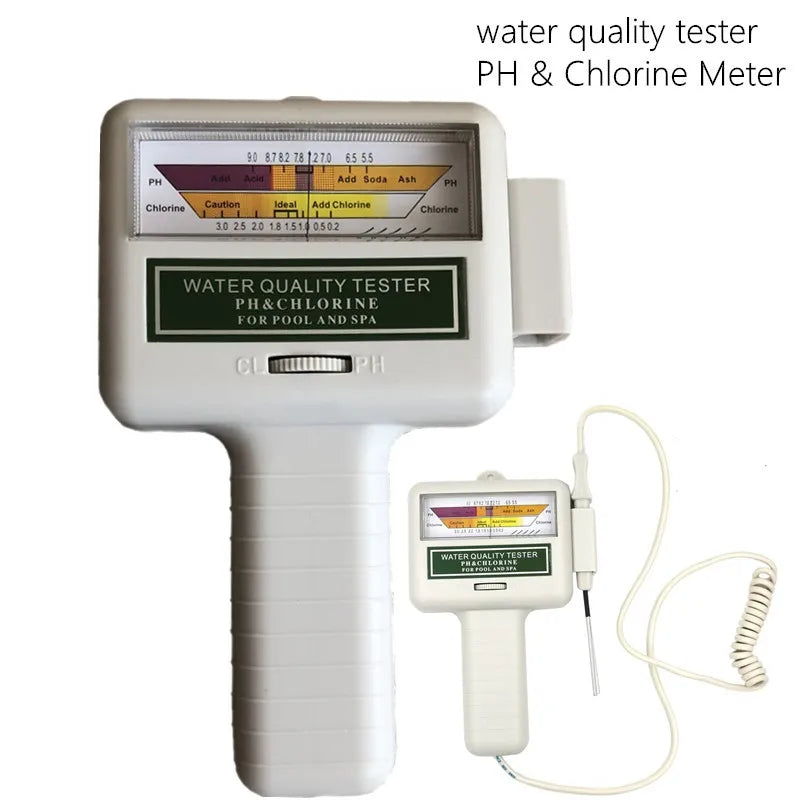 2-in-1 PH & Chlorine Meter Tester PC-102 for Pool & Aquarium Water Quality