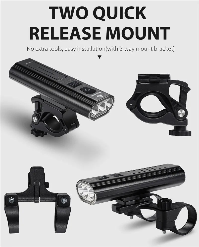 CowLost | west-biking-front-bicycle-light-usb-rechargeable-led-bike-light-waterproof-cycling-headlight-climbing-safety-flashlight-lamps |78