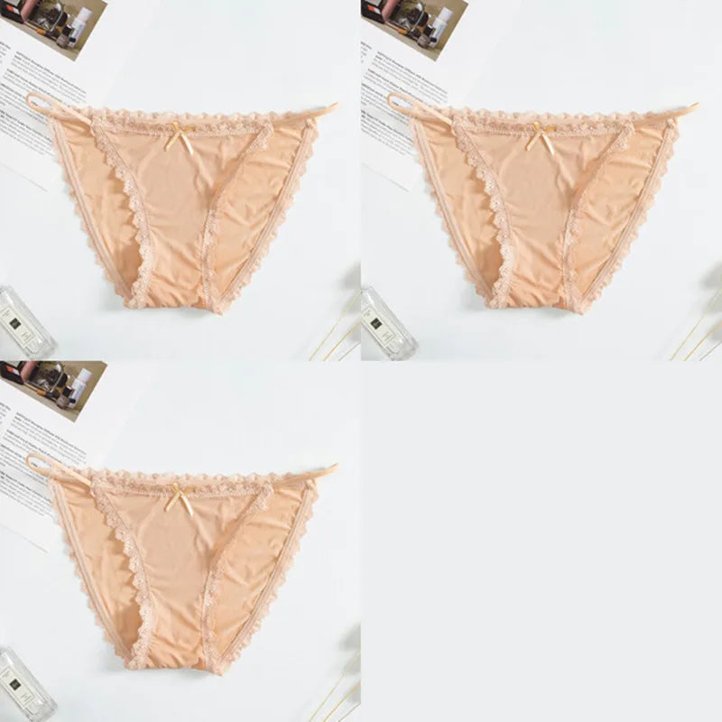 CowLost | product_id-3pcs-brazilian-ultra-thin-ice-silk-seamless-low-rise-briefs-m-xl |12