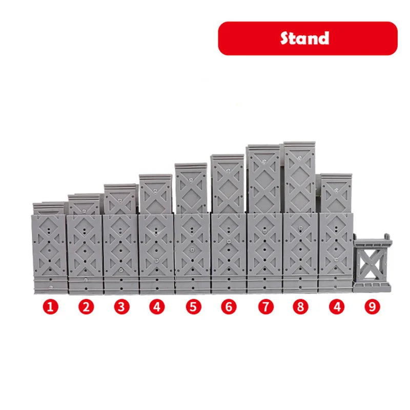 CowLost | fencing-barriers-wooden-railway-spiral-track-with-plastic-orbit-accessories |20