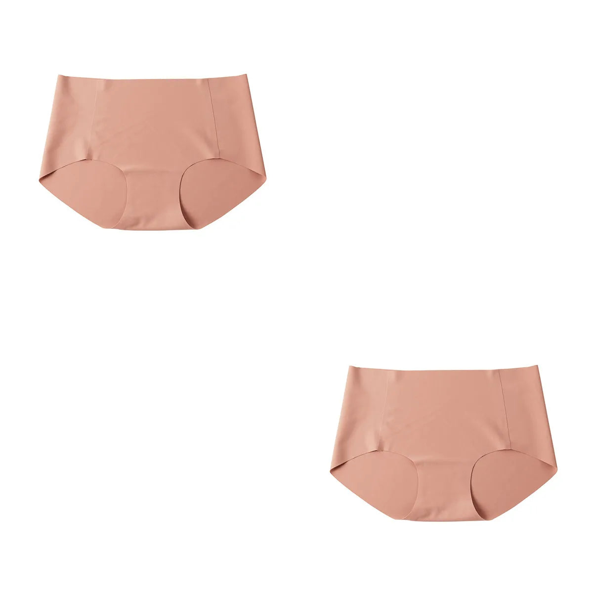 CowLost | product_id-ollymurs-women-seamless-low-waist-invisible-ice-silk-briefs-1-2-pack |15