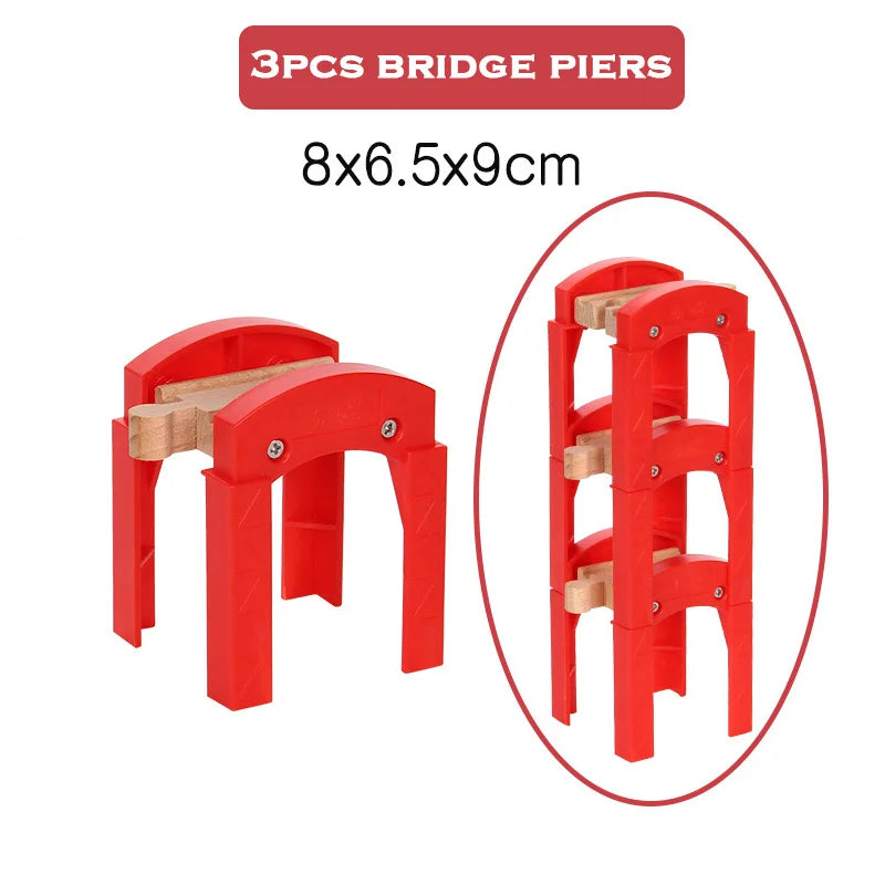CowLost | fencing-barriers-wooden-railway-spiral-track-with-plastic-orbit-accessories |26