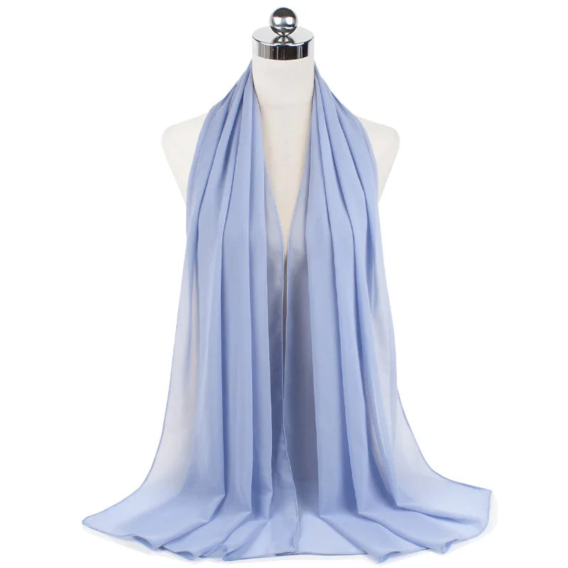 CowLost | muslim-chiffon-hijab-scarf-women-long-solid-color |72