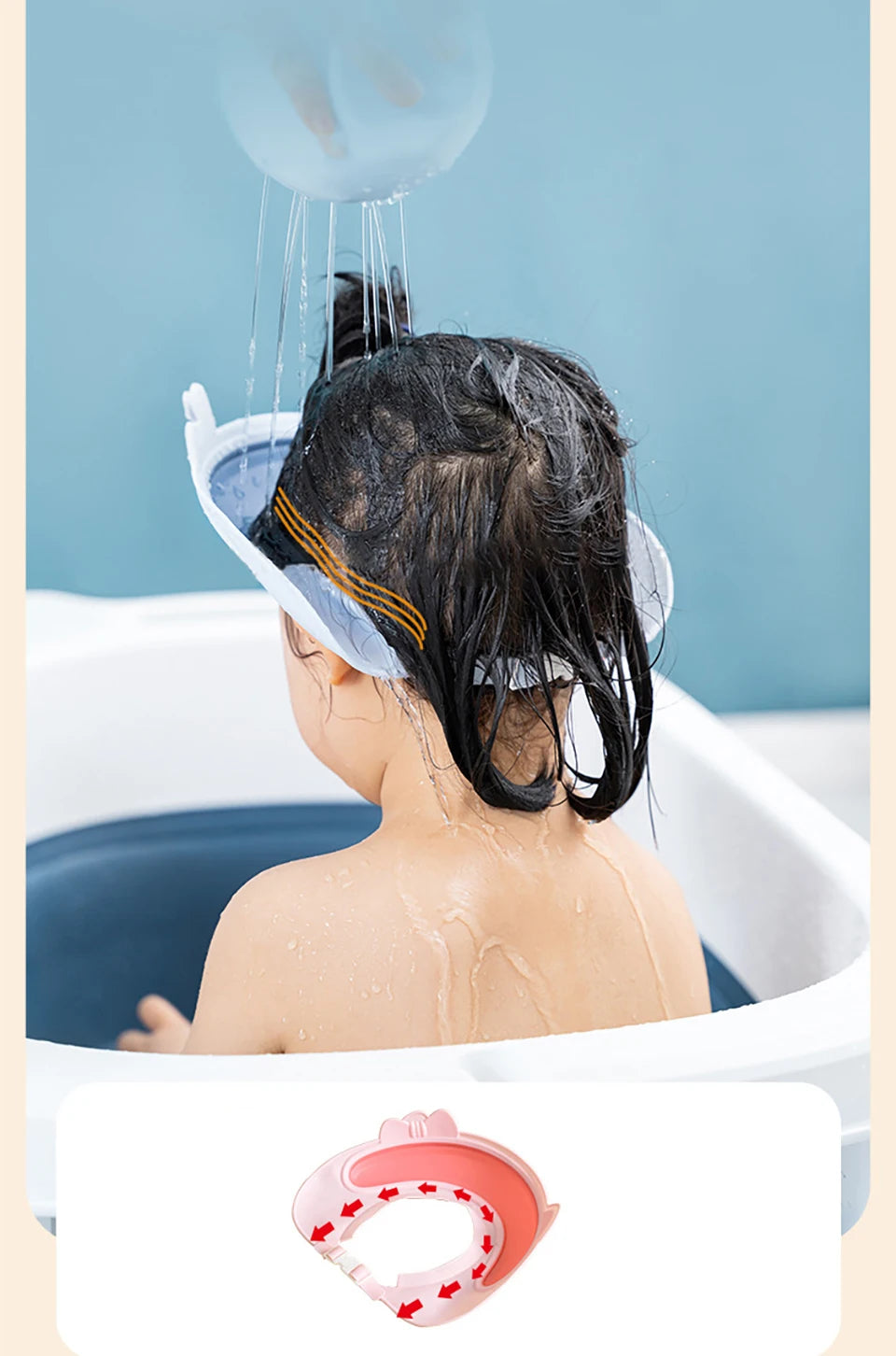 CowLost | shampoo-cap-adjustable-wash-shower-hat-for-newborns |15