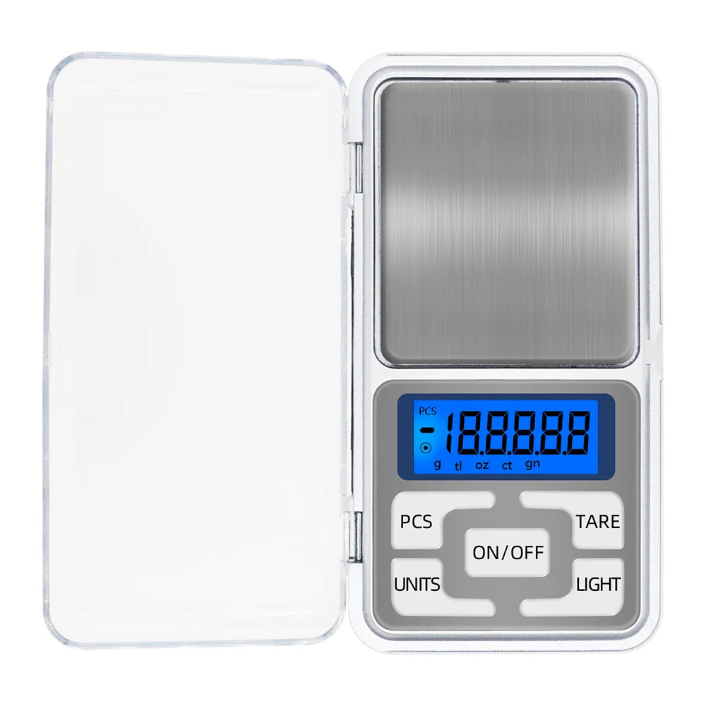 High Precision 500g 0.1g Digital Pocket Jewelry Scale with Backlight and Retail Box