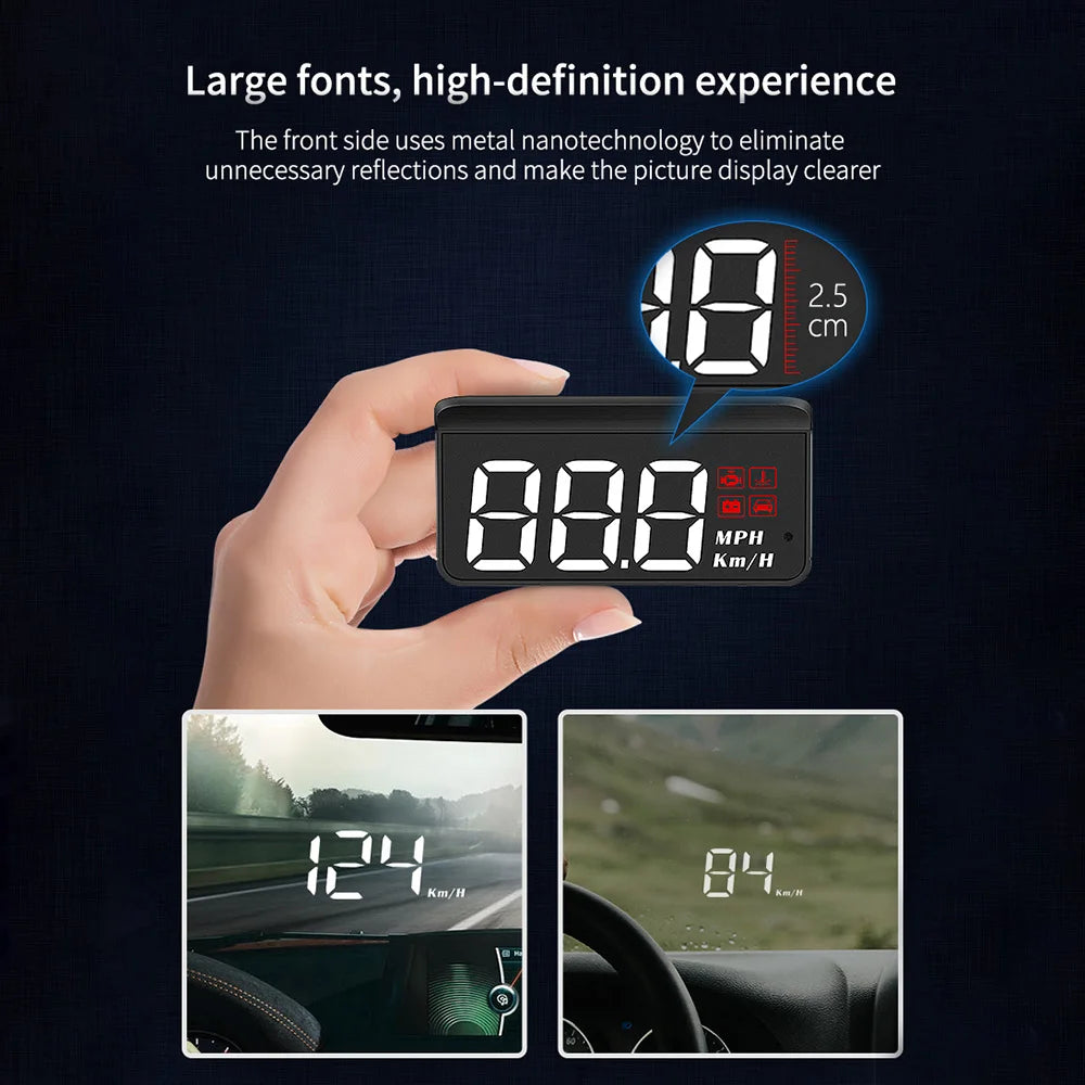 CowLost | new-car-obd2-hud-head-up-display-windshield-projector-speedometer-gauge-on-board-computer-digital-electronic-auto-accessories |5