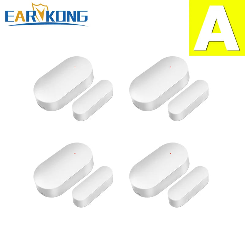 CowLost | 433mhz-wireless-door-gap-detector-white-color-door-window-open-sensor-all-for-our-home-burglar-alarm-system |9